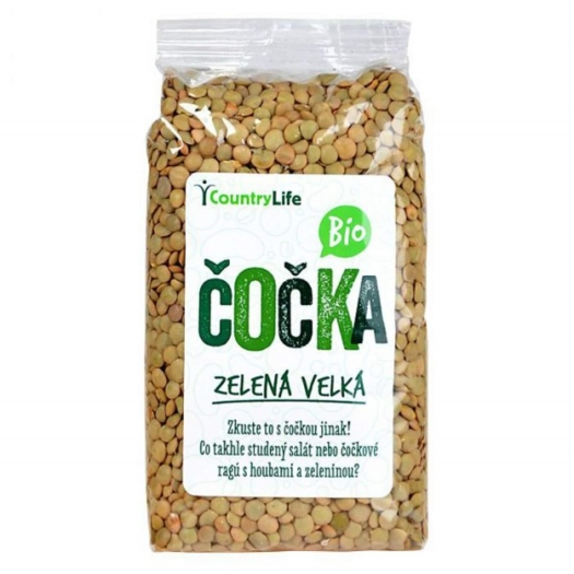 Šošovica zelená veľká BIO