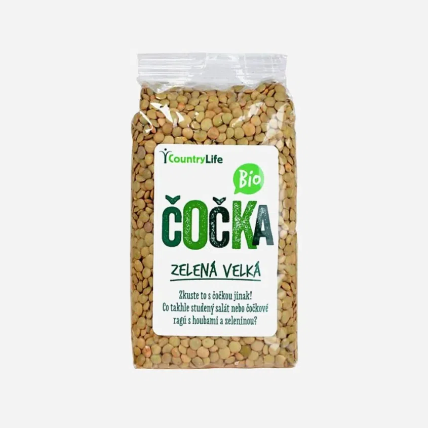 Šošovica zelená veľká BIO