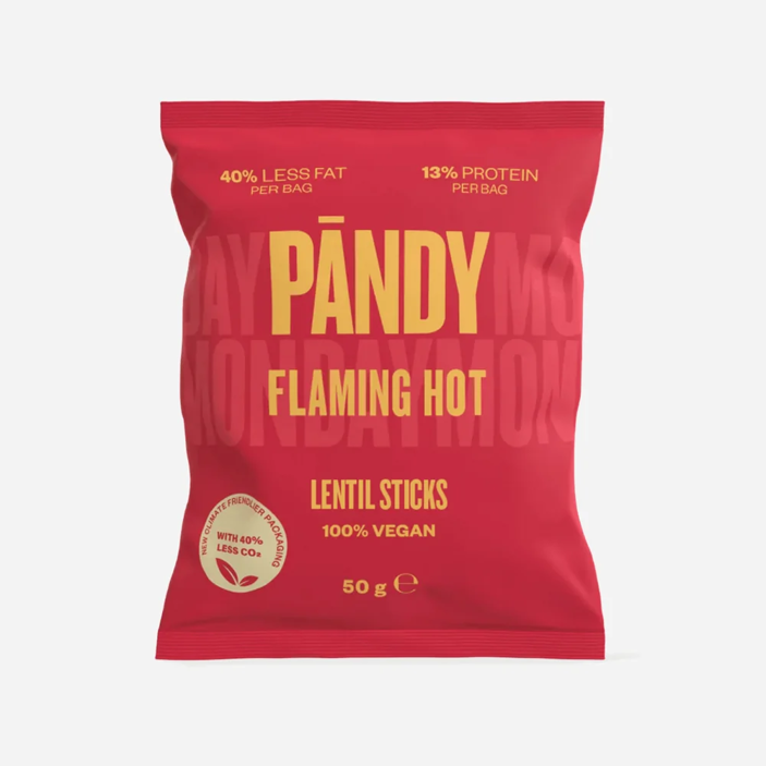 Šošovicové chipsy flaming hot