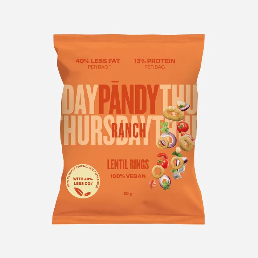 Šošovicové chipsy ranch