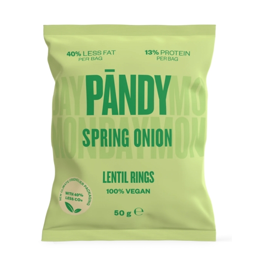 Šošovicové chipsy spring onion