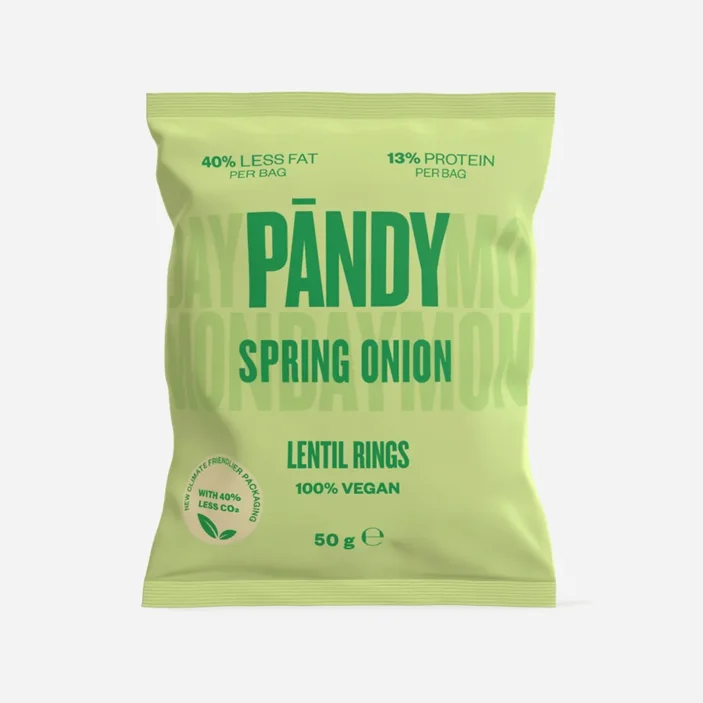 Šošovicové chipsy spring onion
