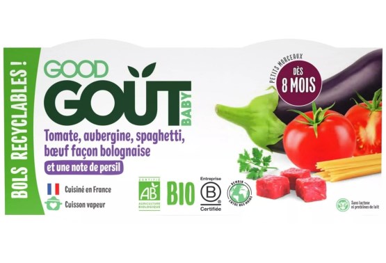 Špagety s baklažánom a hovädzím mäsom BIO 2x190 g