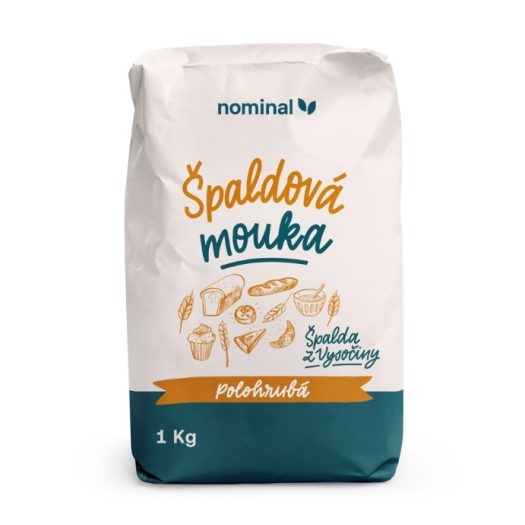 Špaldová múka polohrubá