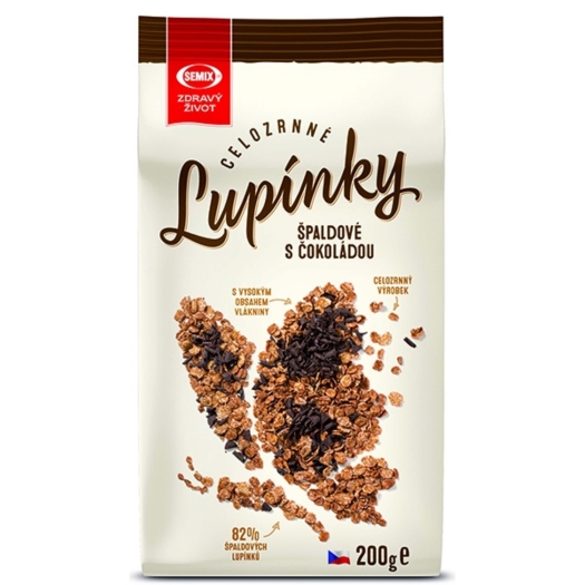 Špaldové celozrnné lupienky s čokoládou