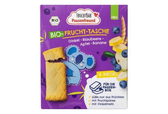 Špaldové taštičky jablko, čučoriedky a banán BIO