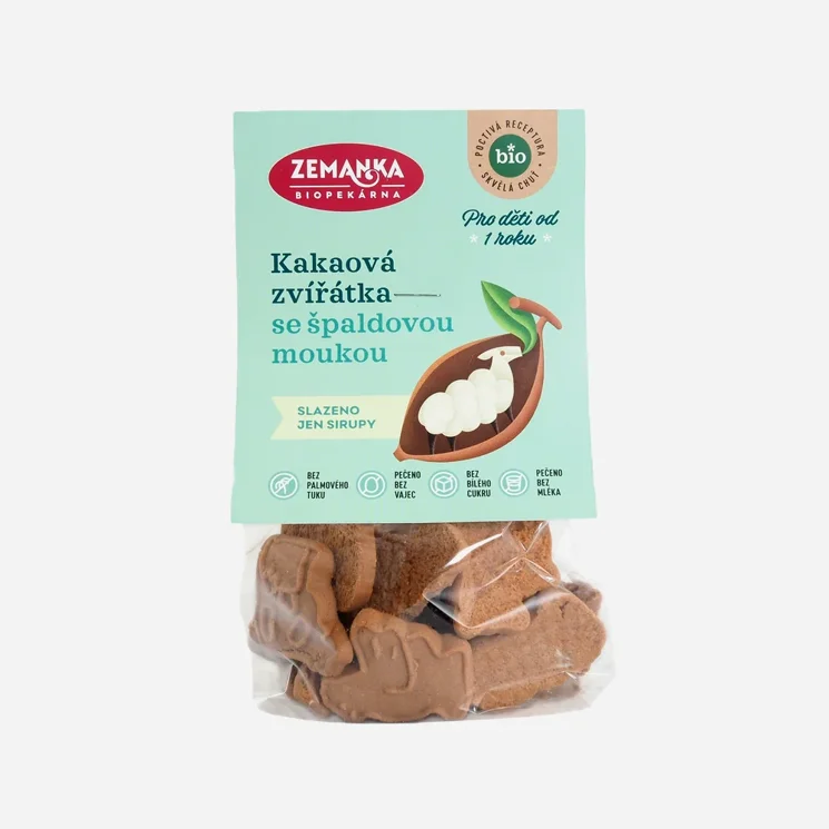 Špaldové zvieratká kakaové BIO