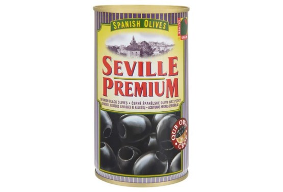 Spanish Olives čierne olivy bez kôstky
