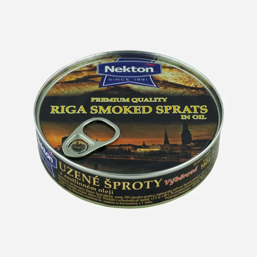 Šproty údené výberové v rastlinnom oleji