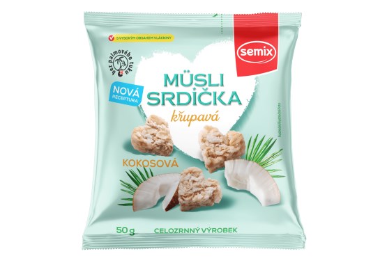 srdiečka s kokosom