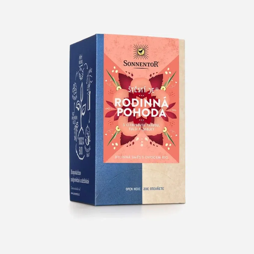 Šťastie je rodinná pohoda BIO 18 sáčkov