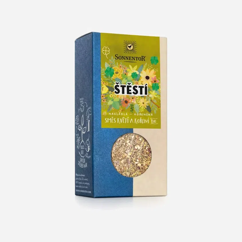 Šťastie-zmes kvetov a korenia bio
