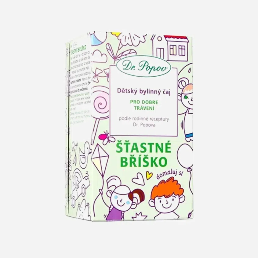 Šťastné bruško, detský bylinný čaj 20 sáčkov