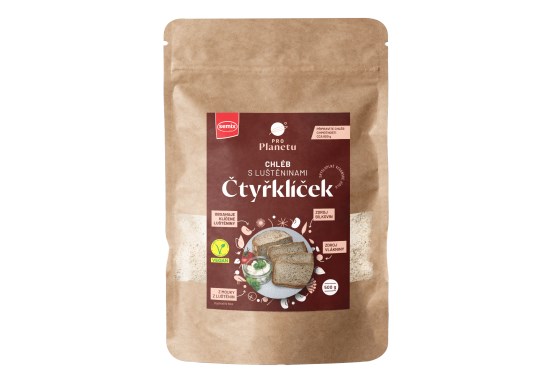 Štvorklíček PRO Planétu chlieb so strukovinami