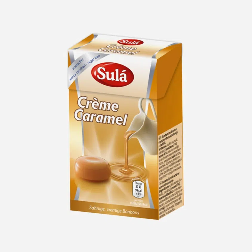 Šula Cukríky bez cukru creme caramel