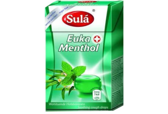 Šula Cukríky bez cukru euka mentol