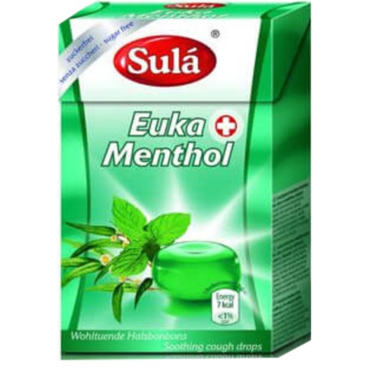 Šula Cukríky bez cukru euka mentol