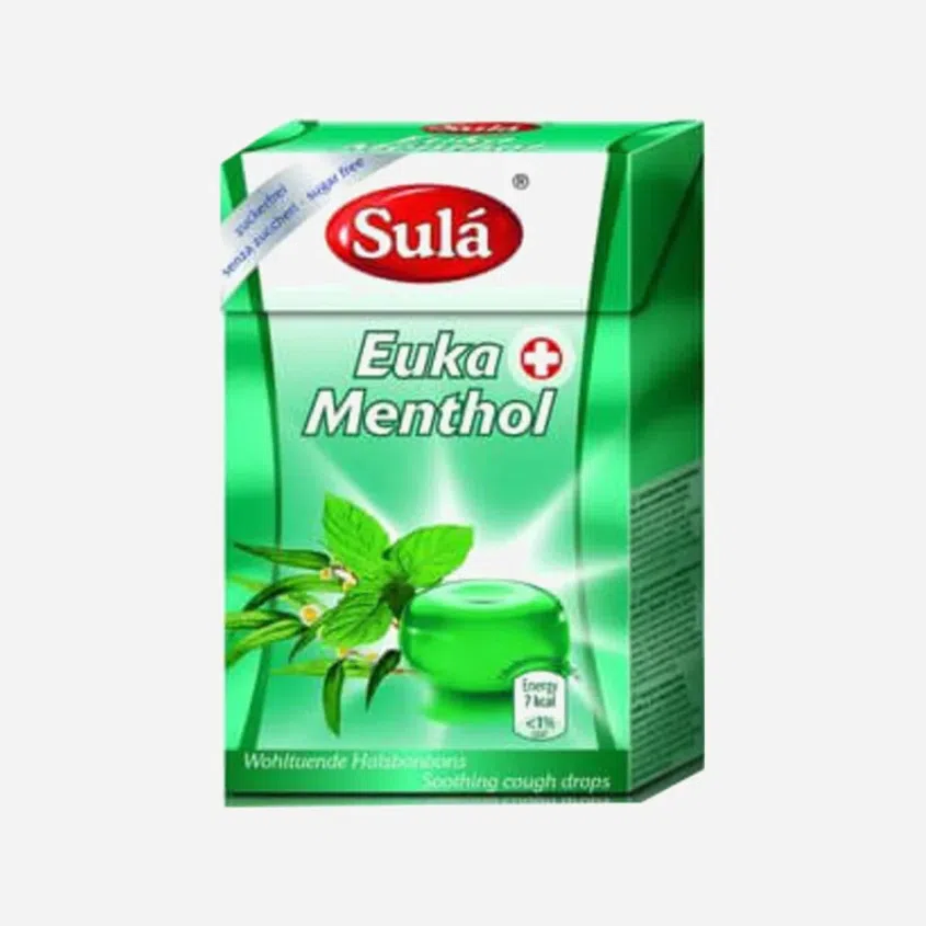 Šula Cukríky bez cukru euka mentol