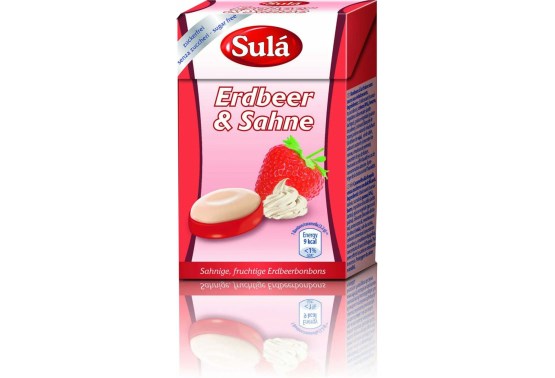 Šula Cukríky bez cukru jahoda a smotana