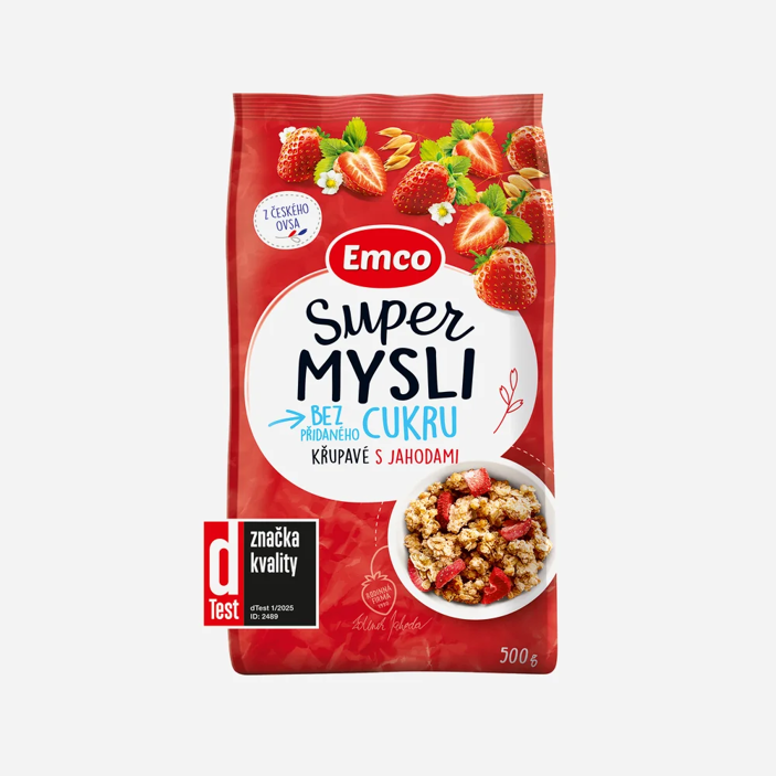 Super musli s jahodami