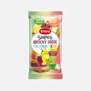 Super ovocný hadík Trio ananás, granátové jablko a jablko