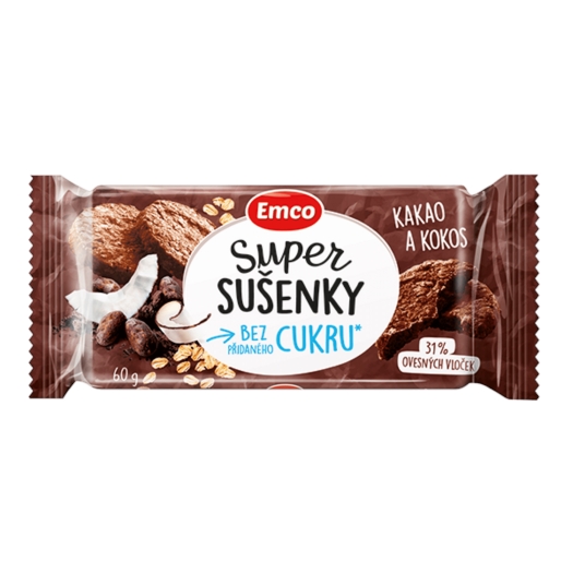 Super sušienky kakao a kokos
