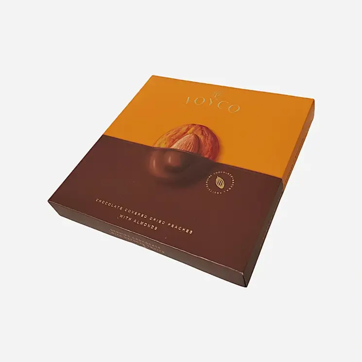 Sušené broskyne v čokoláde s mandľami