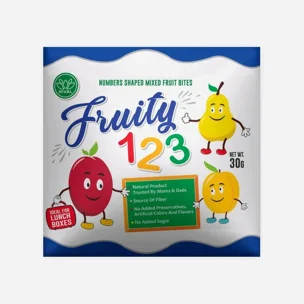 Sušené ovocie v podobe čísel