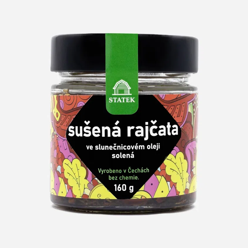 Sušené paradajky v slnečnicovom oleji solené