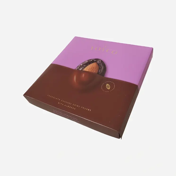 Sušené slivky v čokoláde s mandľami