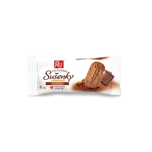 Sušienky celozrnné čokoládové