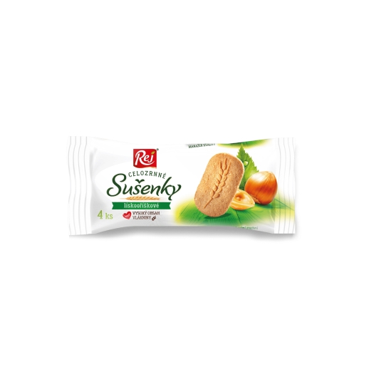 Sušienky celozrnné lieskovoorieškové