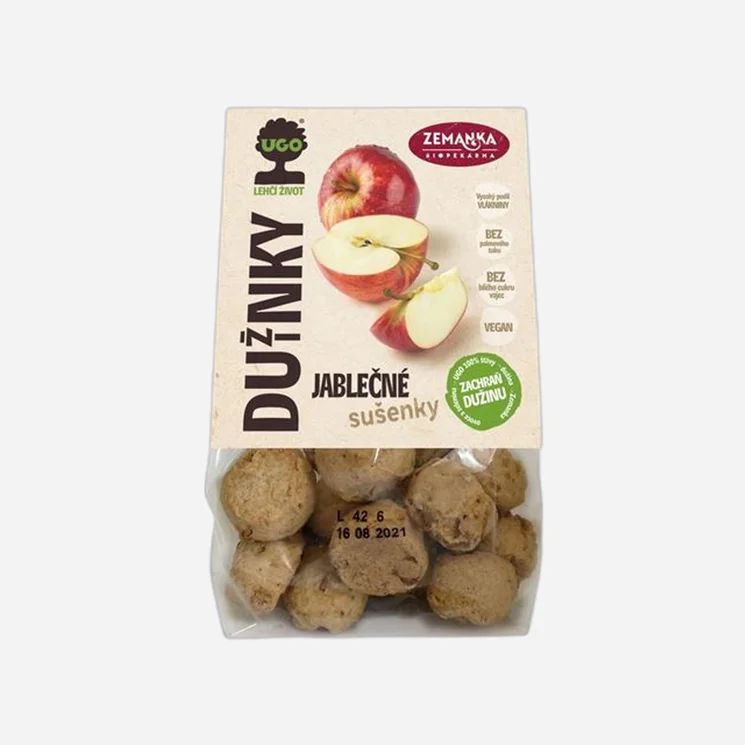 Sušienky s dužinou z jabĺk