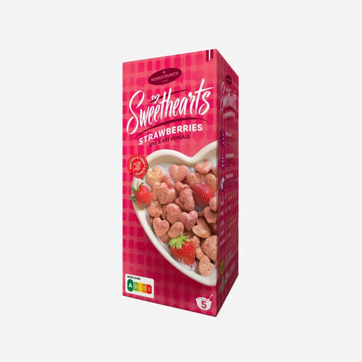 Sweethearts Cereálne srdiečka s jahodami