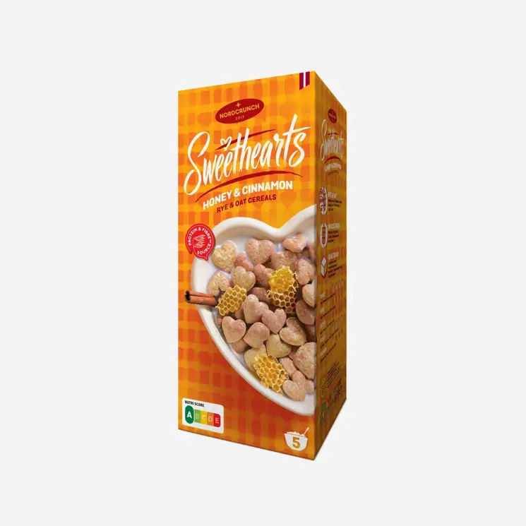 Sweethearts Cereálne srdiečka s medom a škoricou