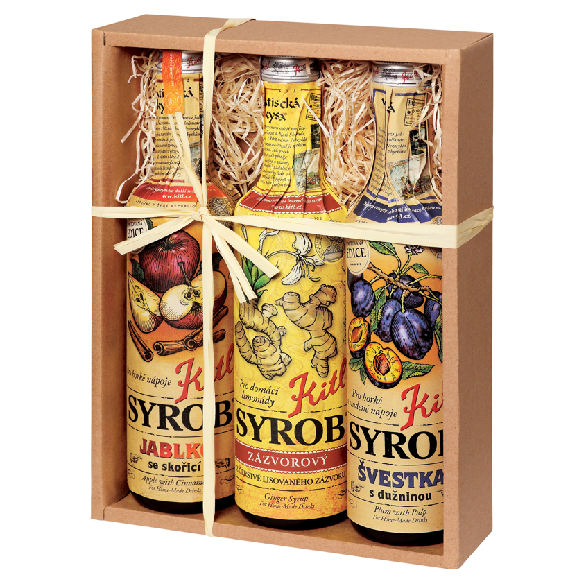Syrob Horúca trojka (jablko, zázvor a slivka)