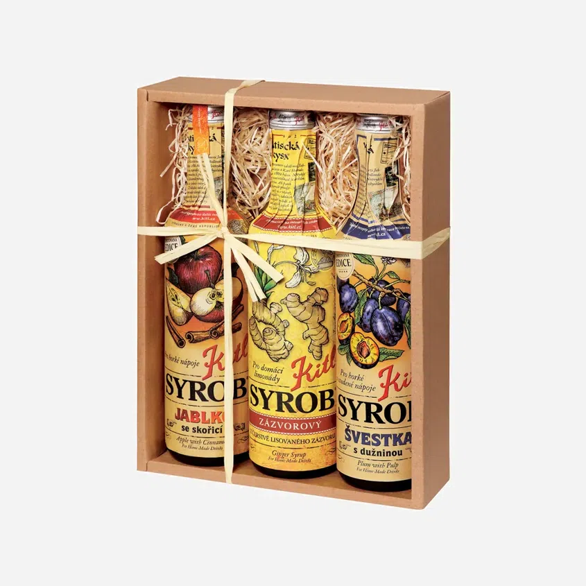 Syrob Horúca trojka (jablko, zázvor a slivka)