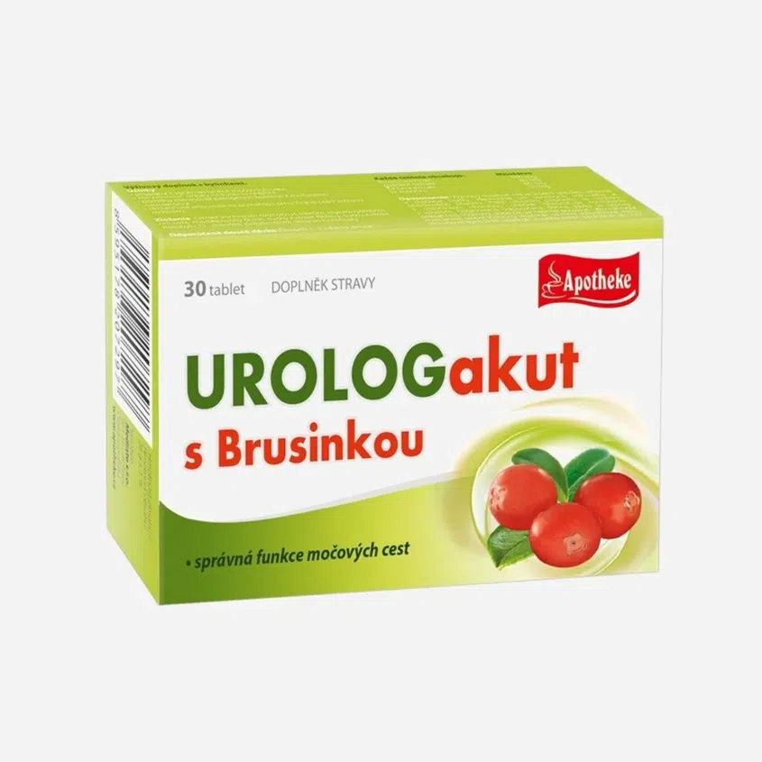 Tablety Urologakut s brusnicou 30 tabliet 50 g