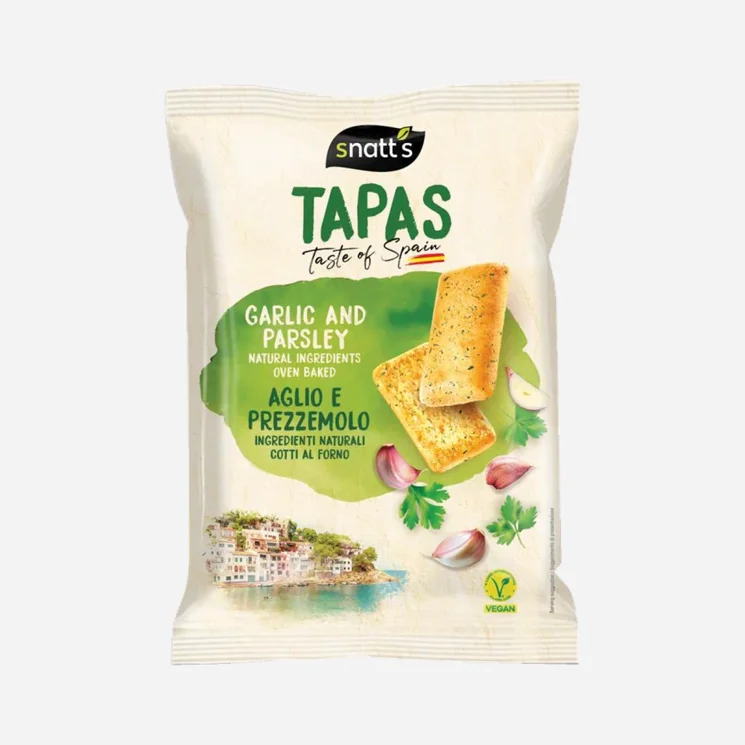 TAPAS chlebíčky - cesnak, petržlen