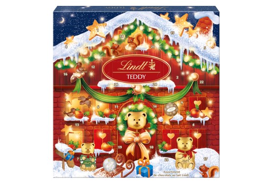 Teddy Vianočné Adventný kalendár