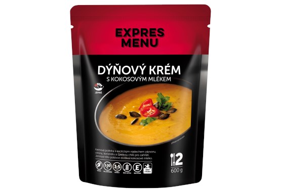 Tekvicový krém s kokosovým mliekom