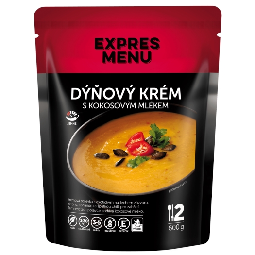 Tekvicový krém s kokosovým mliekom