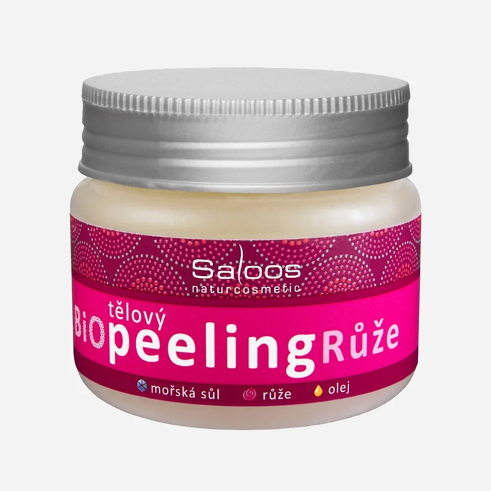 Telový peeling ruža BIO