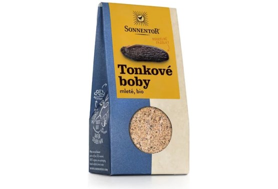 Tonkové bôby mleté ​​BIO