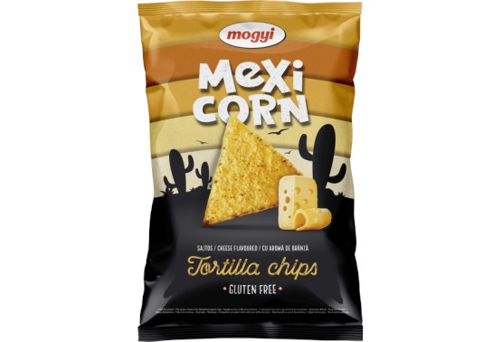 Tortilla chips kukuřičný snack so syrovou príchuťou