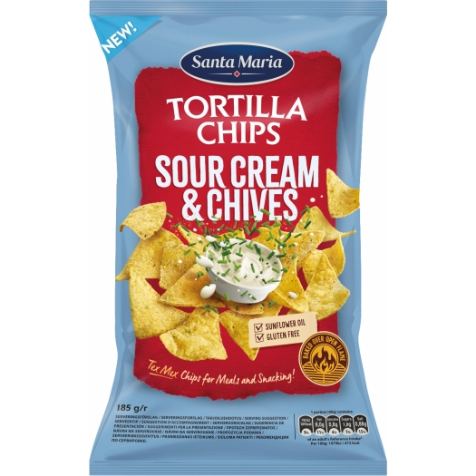 Tortilla chips smotana a pažítka