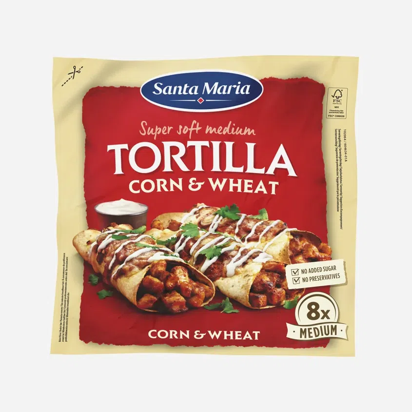 Tortilla kukuričná