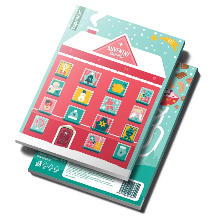 Tradičný čokoládový adventný kalendár