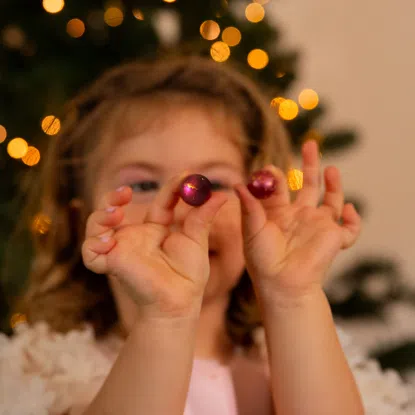 Trblietavé vianočné guličky