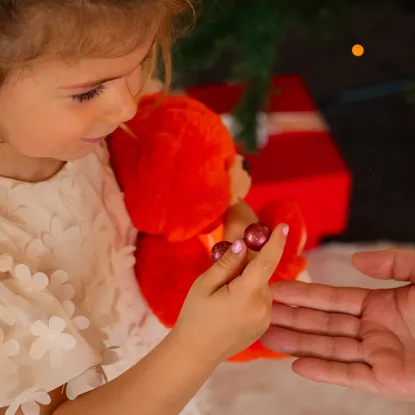 Trblietavé vianočné guličky